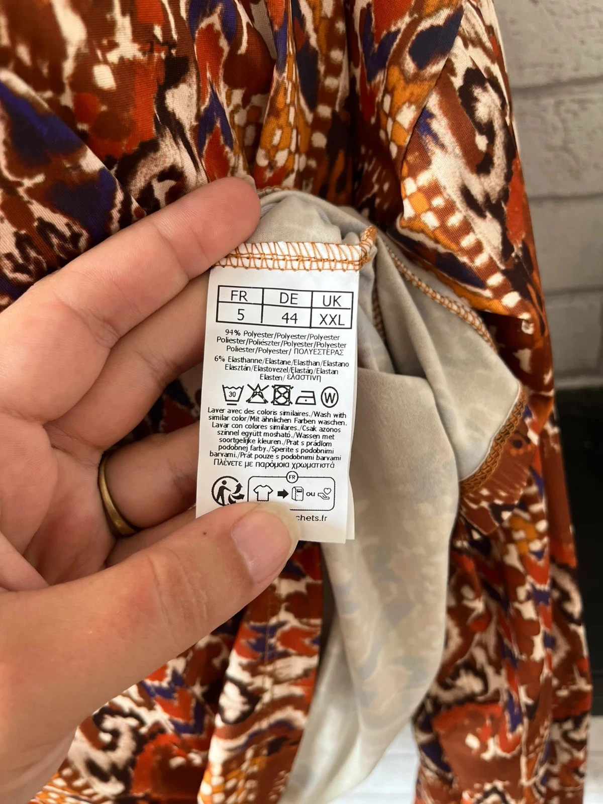 Blusa estampada Diane Laury – Nueva con etiqueta – Talla 46/48 – photo 4
